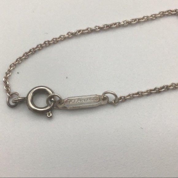 Vintage Tiffany & Co. Tiffany 1837 Bar Plate Pendant Necklace Sterling Sliver - Picture 7 of 15
